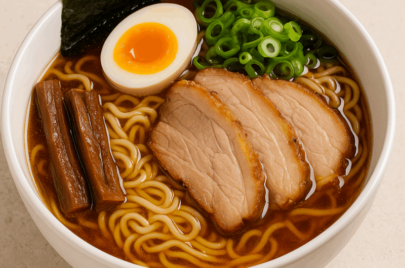 Ramen Shoyu – Classic Soy Sauce Japanese Noodle Soup