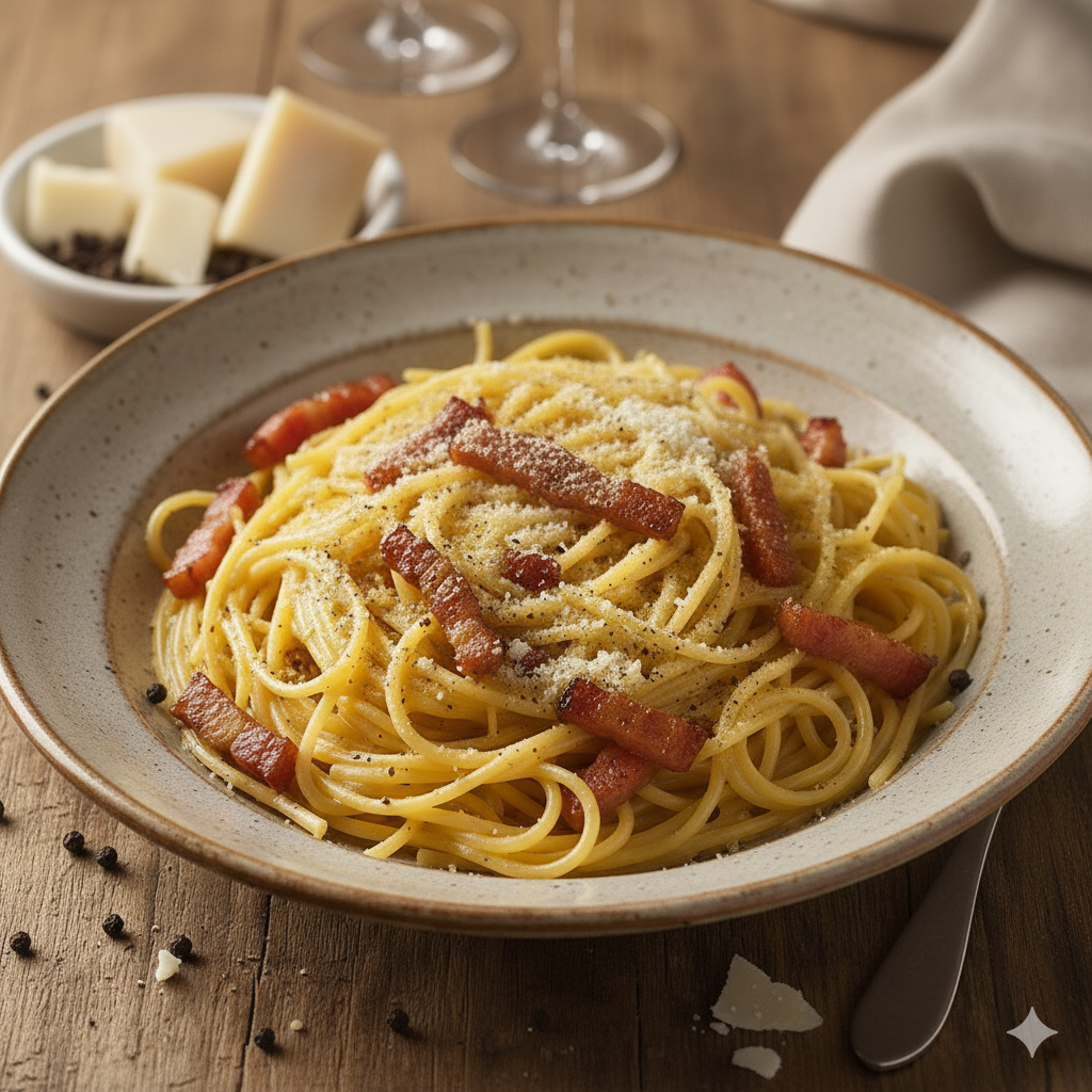 Carbonara – Authentic Italian Recipe, Quick and Delicious