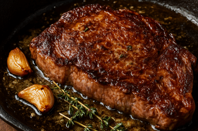 Perfect Pan-Seared Steak – Juicy, Tender & Full of Flavor