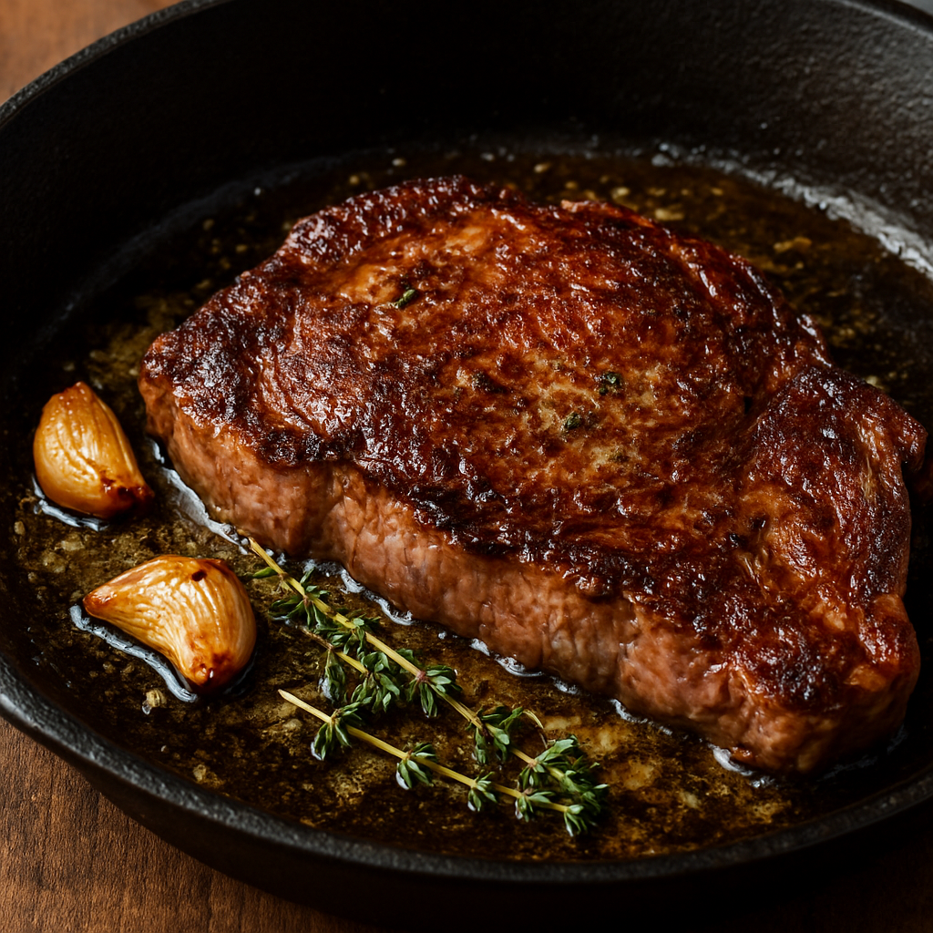 Perfect Pan-Seared Steak – Juicy, Tender & Full of Flavor